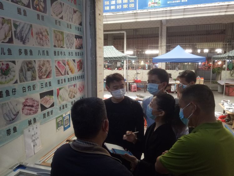 督导组实地调研进口冷链食品追溯平台建设使用情况