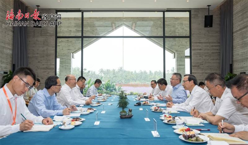 沈晓明会见国家乡村振兴局王正谱局长