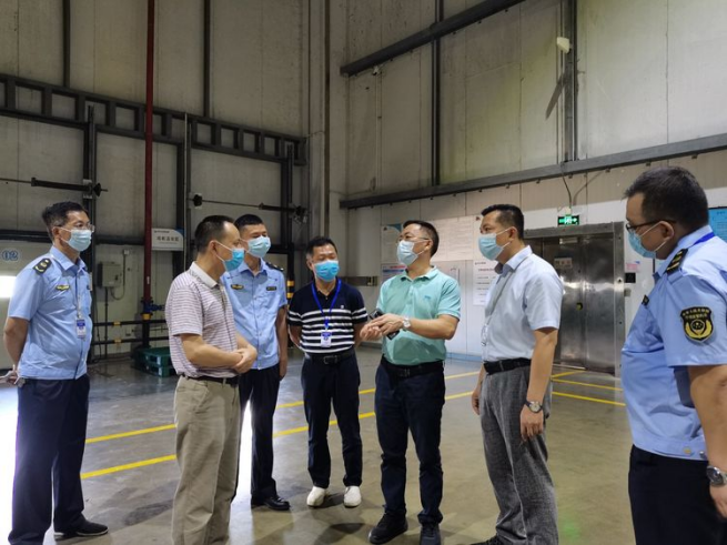 海口市场监管局全力防范保供冻库企业输入性风险