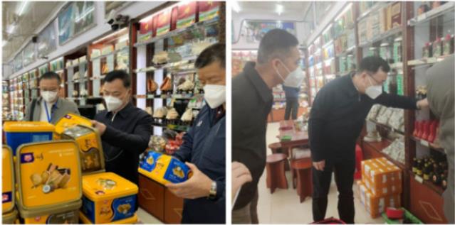 海口市市场监督管理局冯勇同志带队检查春节前市场监管领域安全生产工作