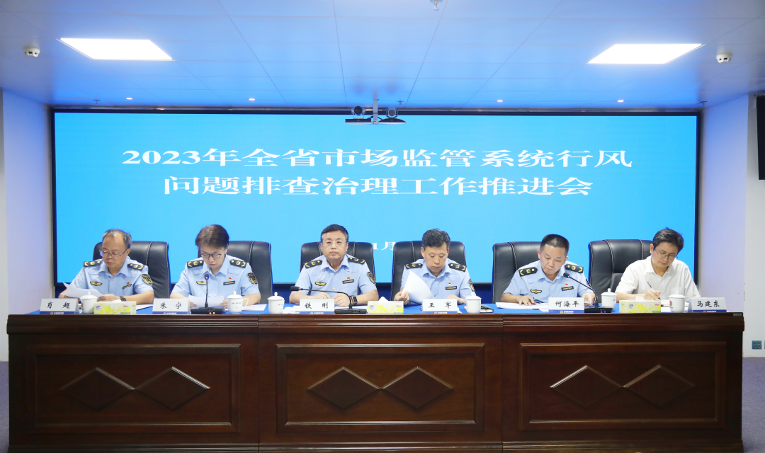 全省市场监管系统行风问题排查治理工作推进会召开