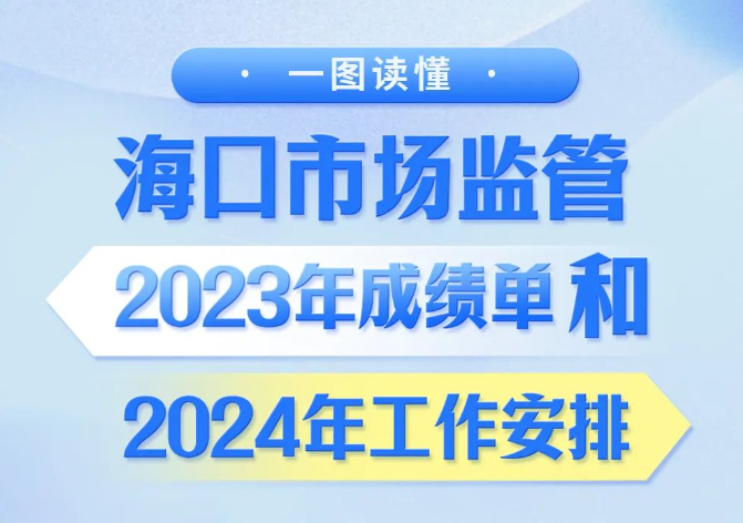 一图读懂 | 海口市场监管2023年成绩单和2024年工作安排