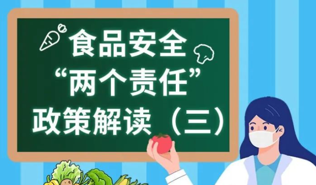 一图读懂 | 食品安全“两个责任”政策解读（三）