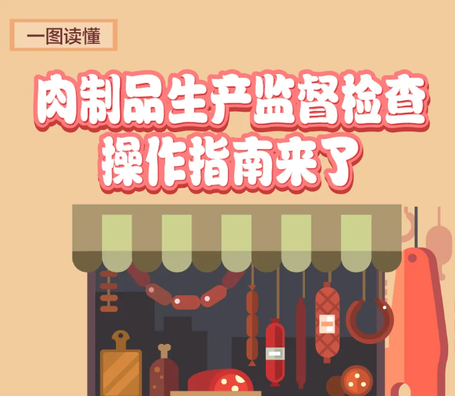 肉制品生产监督检查操作指南来了（附一图读懂）