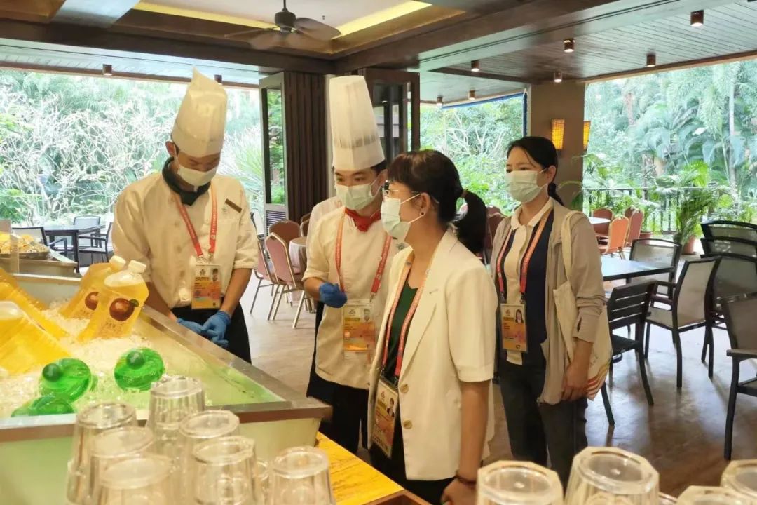护航运动会丨再检查、再完善、再提高！食安保障“我”在岗→
